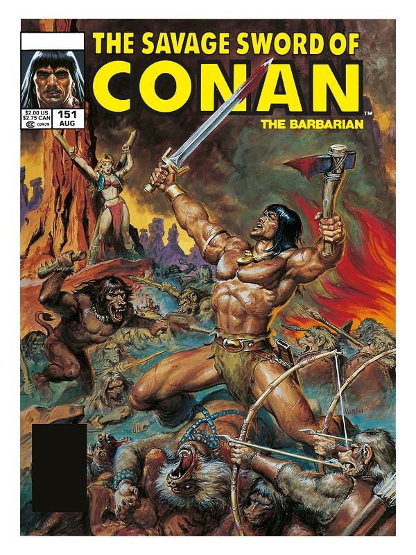 Savage Sword Of Conan The Original Comics Omnibus HC Vol 11 Regular Edition Earl Norem (Mr) cover by Earl Norem
