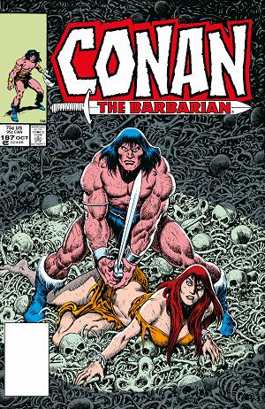 Conan The Barbarian The Original Comics Omnibus HC Vol 07 Direct Market Edition John Buscema Cvr (Mr)