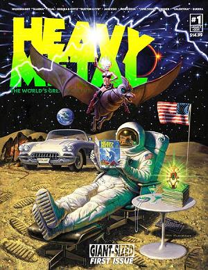 Heavy Metal Magazine #1 CVR A GREG HILDEBRANDT (MR) Offered Again - Allocations May Occur cover