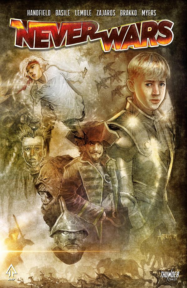 Neverwars TP cover by Erwin J Arroza