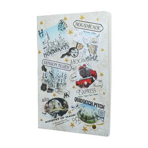 Harry Potter Collection The Wizarding World Notebook TP A4 Gridded Large