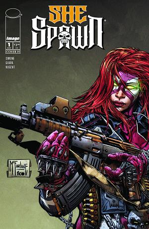 She-Spawn #1 CVR H (OF 5) CVR H INC 1:50 TODD MCFARLANE cover