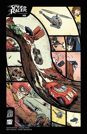 Speed Racer #8 CVR B CVR B JESSE LONERGAN cover