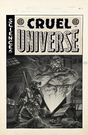Ec Cruel Universe 2 #10 CVR D (OF 12) CVR D INC 1:20 LUKAS KETNER B&W ARTIST EDITION cover