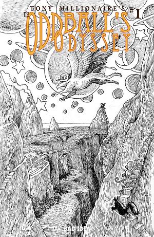 Oddballs Odyssey #1 CVR F (ONE-SHOT) CVR F INC 1:20 TONY MILLIONAIRE BLACK & WHITE cover