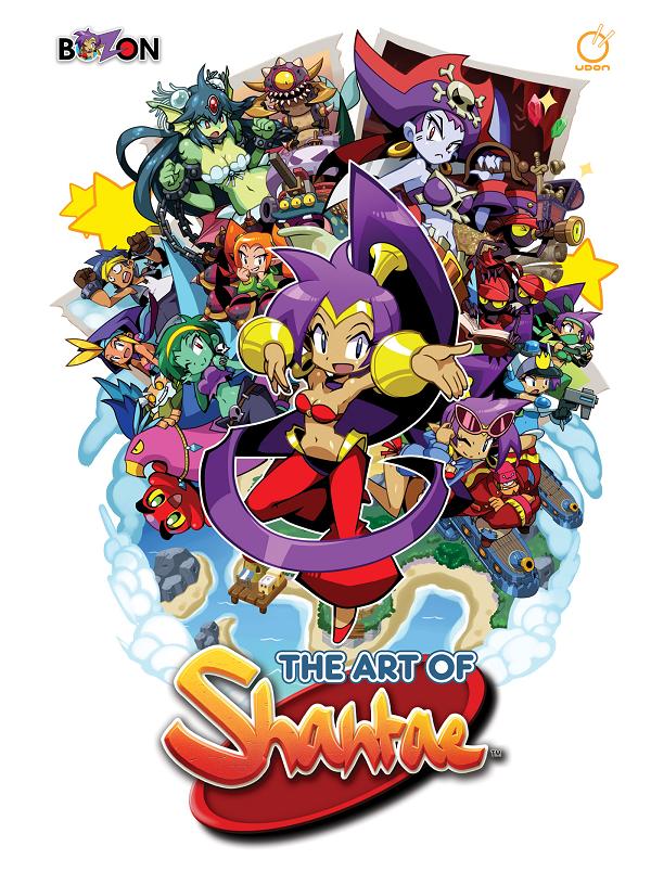 Art Of Shantae HC cover by Wayforward