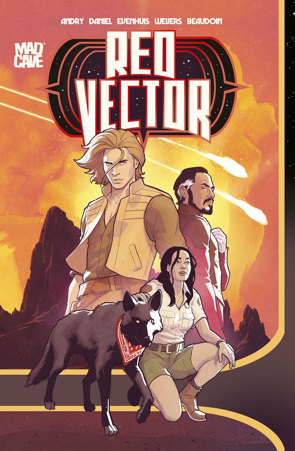 Red Vector TP cover by Chris Evenhuis