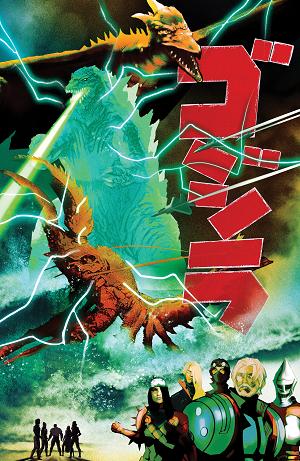 Godzilla Cover A (Prasetya) #9 Variant RI (15) (De Martinis Movie Homage Cover) [1:15] cover