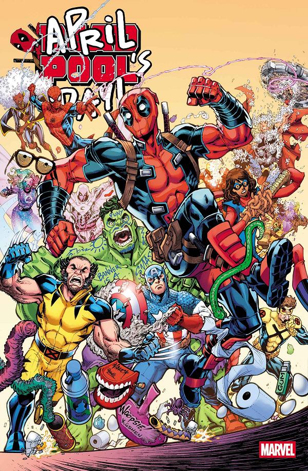 Deadpool: April Pool's Day #1 TODD NAUCK VARIANT cover