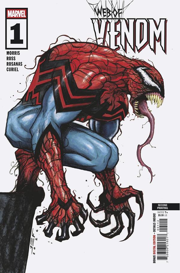 Web Of Venom #1 JUAN FERREYRA 2ND PRINTING VARIANT cover