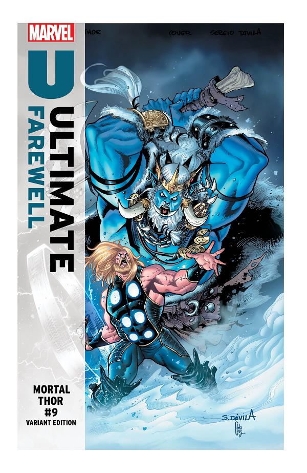 Mortal Thor #9 SERGIO DAVILA ULTIMATE FAREWELL VARIANT cover