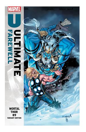 Mortal Thor #9 SERGIO DAVILA ULTIMATE FAREWELL VARIANT cover