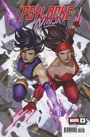 Psylocke: Ninja #4 INHYUK LEE VERSUS ELEKTRA VARIANT cover