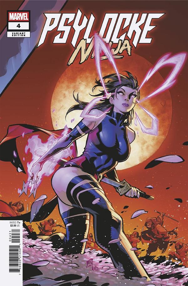 Psylocke: Ninja #4 C.F. VILLA PSYLOCKE VARIANT cover