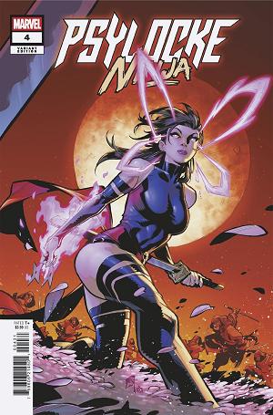 Psylocke: Ninja #4 C.F. VILLA PSYLOCKE VARIANT cover