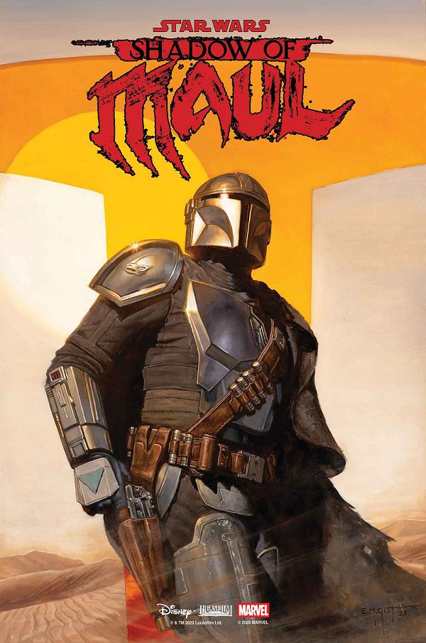 Star Wars: Shadow Of Maul #2 E.M. GIST MANDALORIAN & GROGU VARIANT cover