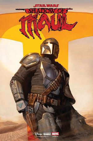 Star Wars: Shadow Of Maul #2 E.M. GIST MANDALORIAN & GROGU VARIANT cover