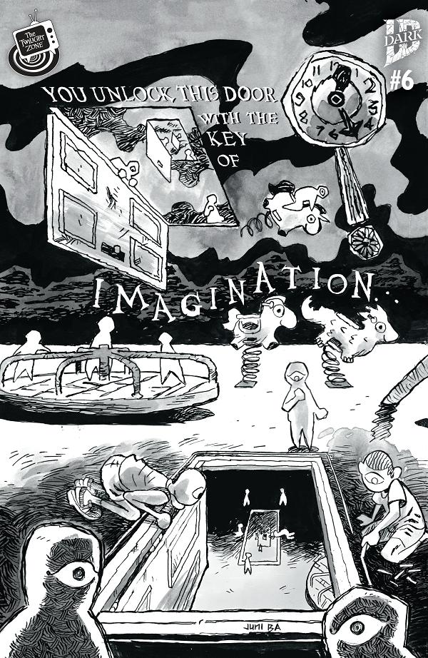 The Twilight Zone Cover A (Goux) #6 Variant B (Ba Connecting Cover) cover