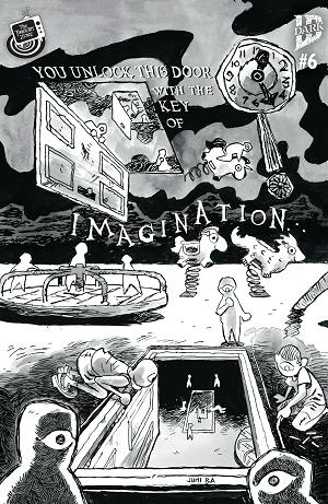 The Twilight Zone Cover A (Goux) #6 Variant B (Ba Connecting Cover) cover