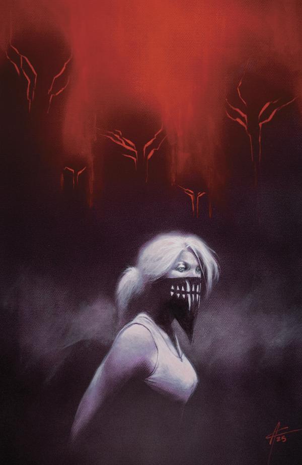 Something Is Killing The Children A Main (Dressed, Dell'edera) #46 variant cover by Aaron Campbell