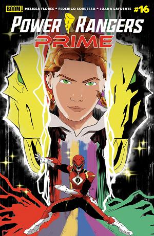 Power Rangers Prime A Main (Dressed, Griffith) #16 B Variant (Dressed, Lockheart) cover