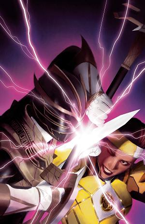 Power Rangers Prime A Main (Dressed, Griffith) #16 cover