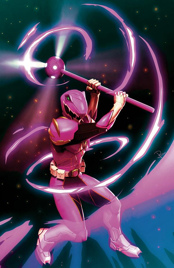 Power Rangers Prime A Main (Dressed, Griffith) #16 variant cover by Rebeca Puebla