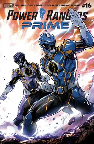 Power Rangers Prime A Main (Dressed, Griffith) #16 F FOC Reveal Variant (Dressed, Prasetya) cover
