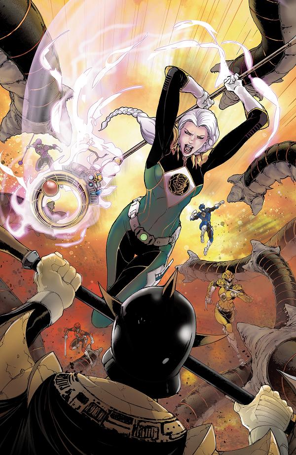Power Rangers Prime A Main (Dressed, Griffith) #16 variant cover by Andrew Griffith