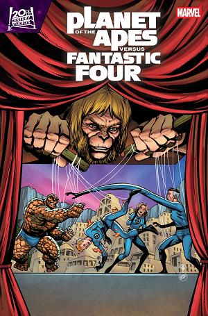 Planet Of The Apes Vs. Fantastic Four #3 MARCUS TO HOMAGE VARIANT cover