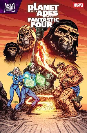Planet Of The Apes Vs. Fantastic Four #3 CORY SMITH VARIANT cover
