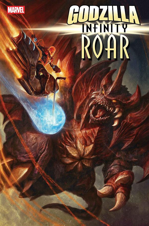 Godzilla: Infinity Roar #3 DAVE RAPOZA COSMIC VARIANT cover
