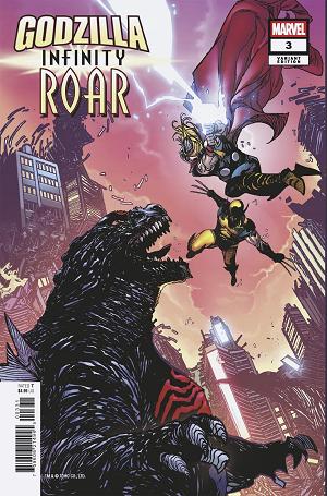 Godzilla: Infinity Roar #3 VON RANDAL VARIANT cover
