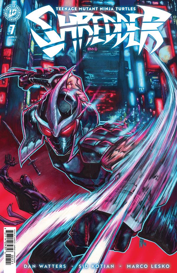 Teenage Mutant Ninja Turtles: Shredder Cover A (Santolouco) #7 variant cover by Alberto Jimenez Alburquerque