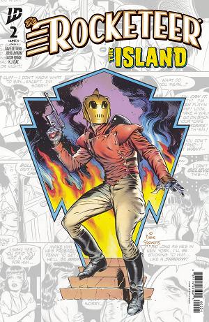 The Rocketeer: The Island Cover A (Edgar) #2 Variant B (Stevens) cover