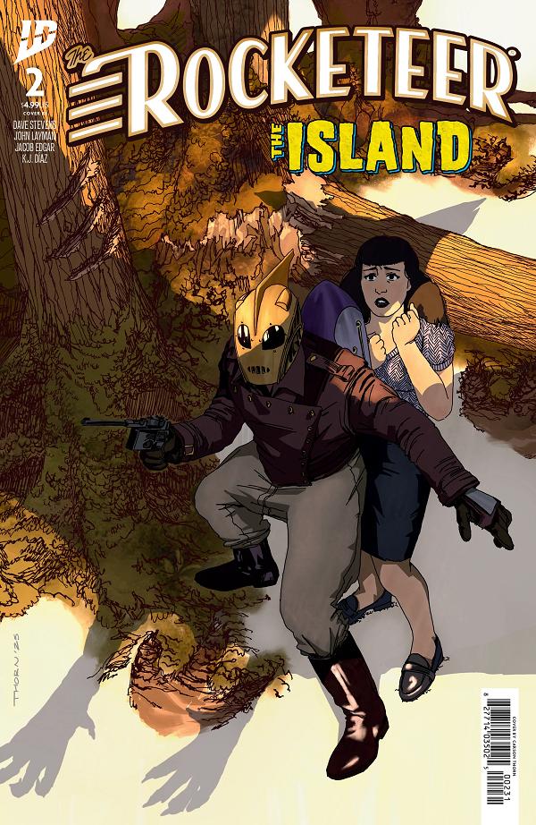 The Rocketeer: The Island Cover A (Edgar) #2 variant cover by Carson Thorn