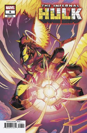 Infernal Hulk #6 KEI ZAMA HELLBUSTER ARMOR VARIANT cover