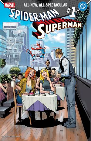 Marvel/Dc: Spider-Man/Superman #1 HUMBERTO RAMOS VARIANT cover