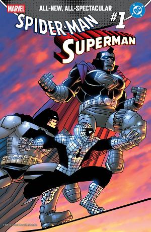 Marvel/Dc: Spider-Man/Superman #1 FRANK MILLER VARIANT [1:50] cover