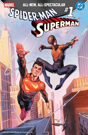 Marvel/Dc: Spider-Man/Superman #1 JEROME OPENA VARIANT [1:50] cover