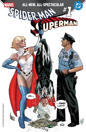 Marvel/Dc: Spider-Man/Superman #1 ADAM HUGHES VARIANT cover
