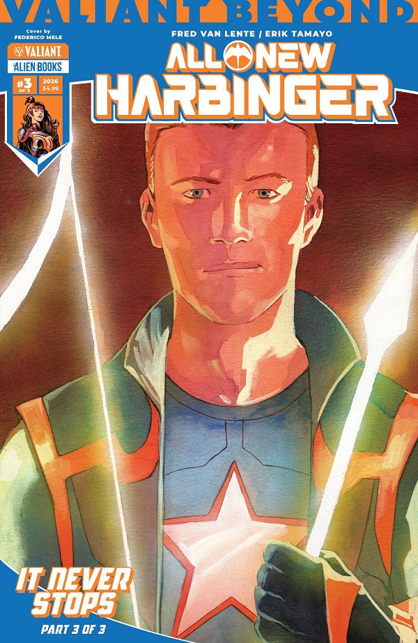 Valiant Beyond: All-New Harbinger --It Never Stops Cover A (Griffin) #6 variant cover by Federico Mele