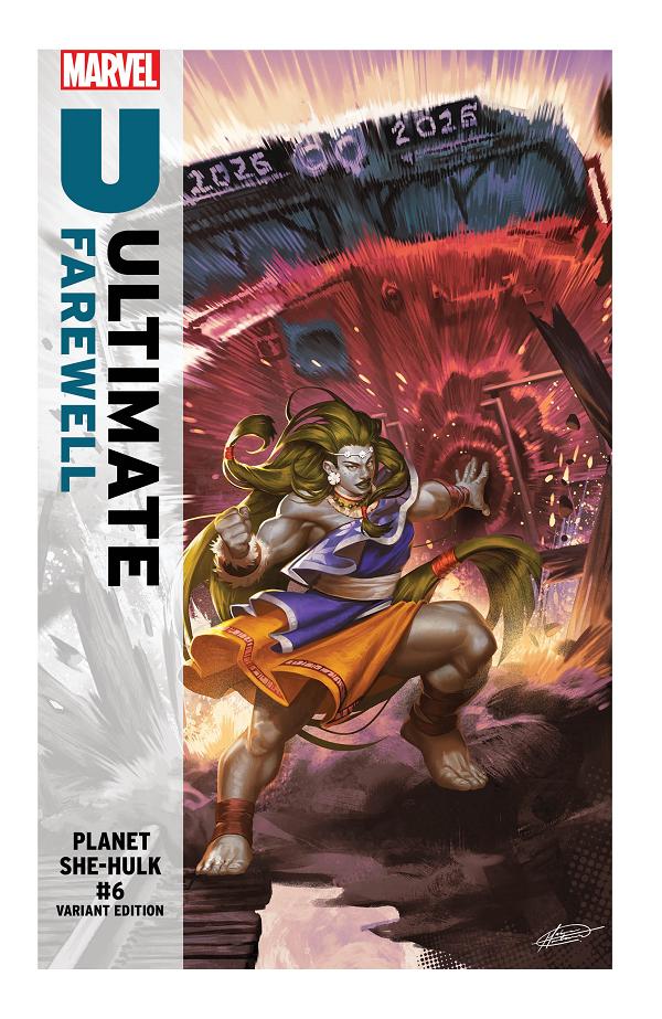 Planet She-Hulk #6 MATEUS MANHANINI ULTIMATE FAREWELL VARIANT cover