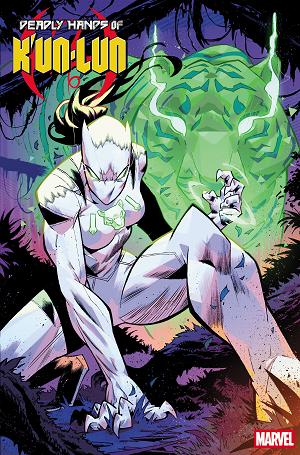 Deadly Hands Of K'un-Lun #3 LEO CHIOLA WHITE TIGER VARIANT cover