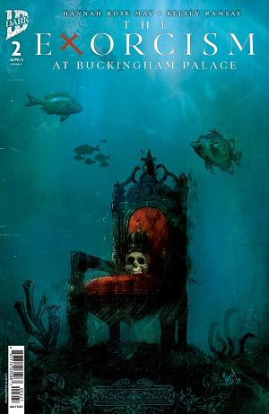 The Exorcism At Buckingham Palace Cover A (Ramsay) #2 Variant B (Damien Worm) cover