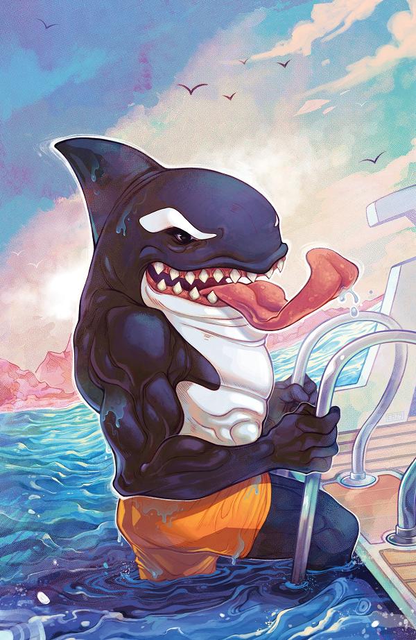 Street Sharks: Annual 2026 Cover A (Murphy) #1 variant cover by Elizabeth Beals