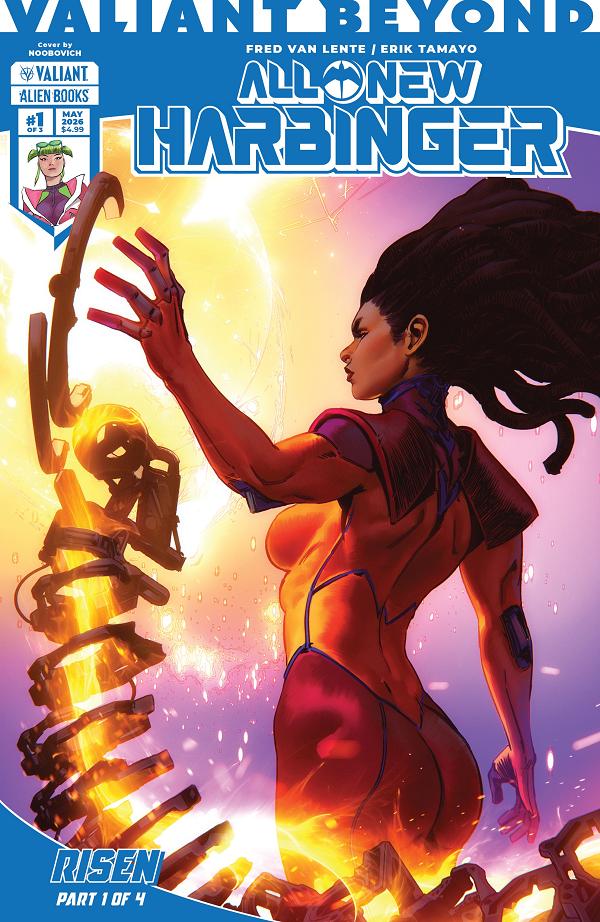 Valiant Beyond: All-New Harbinger --Risen Cover A (Lavina) #7 variant cover by Noobovich