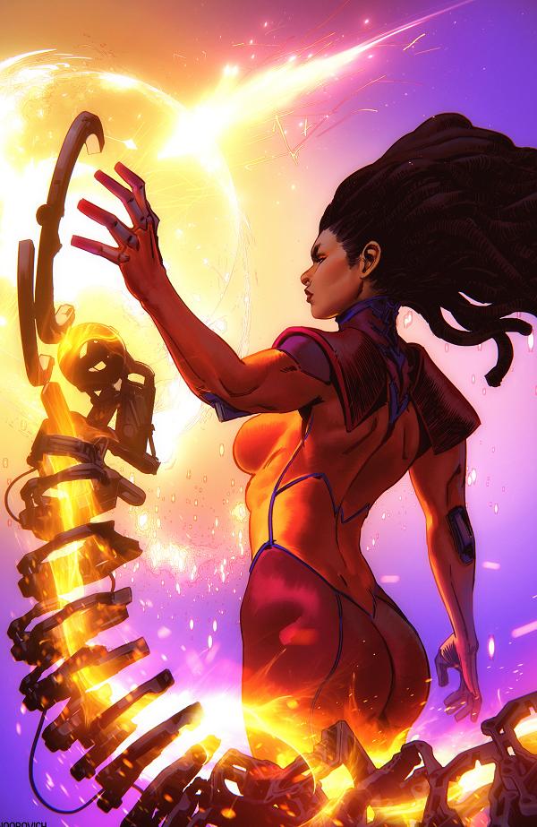 Valiant Beyond: All-New Harbinger --Risen Cover A (Lavina) #7 variant cover by Noobovich