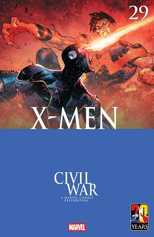 X-Men #29 DIKE RUAN CIVIL WAR CELEBRATION VARIANT cover