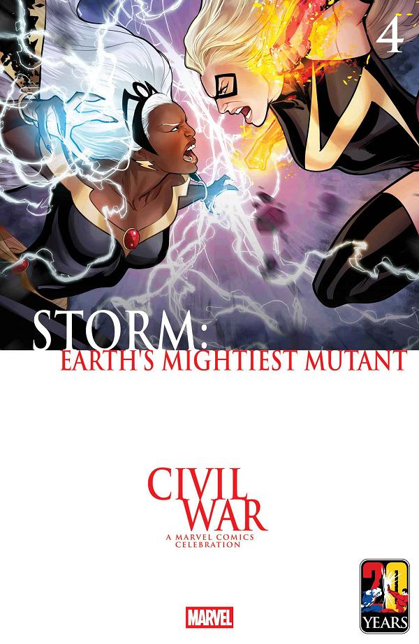 Storm: Earth's Mightiest Mutant #4 LUCAS WERNECK CIVIL WAR CELEBRATION VARIANT cover